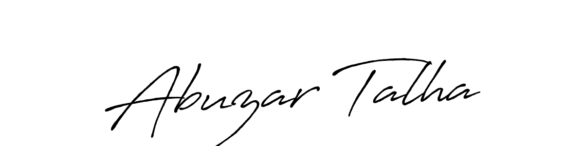 You can use this online signature creator to create a handwritten signature for the name Abuzar Talha. This is the best online autograph maker. Abuzar Talha signature style 7 images and pictures png