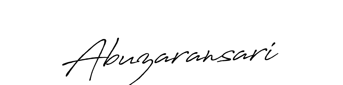 Abuzaransari stylish signature style. Best Handwritten Sign (Antro_Vectra_Bolder) for my name. Handwritten Signature Collection Ideas for my name Abuzaransari. Abuzaransari signature style 7 images and pictures png