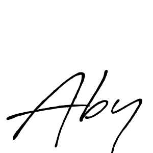 You should practise on your own different ways (Antro_Vectra_Bolder) to write your name (Aby) in signature. don't let someone else do it for you. Aby signature style 7 images and pictures png