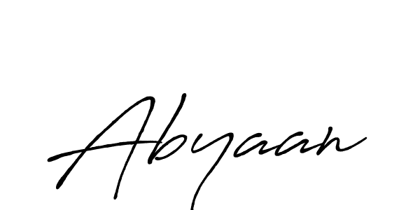 if you are searching for the best signature style for your name Abyaan. so please give up your signature search. here we have designed multiple signature styles  using Antro_Vectra_Bolder. Abyaan signature style 7 images and pictures png