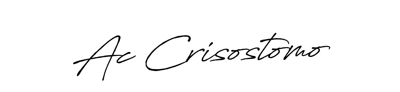 You can use this online signature creator to create a handwritten signature for the name Ac Crisostomo. This is the best online autograph maker. Ac Crisostomo signature style 7 images and pictures png