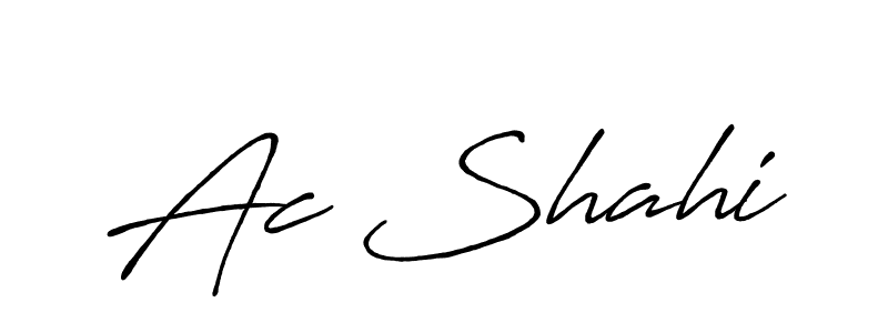 Make a beautiful signature design for name Ac Shahi. Use this online signature maker to create a handwritten signature for free. Ac Shahi signature style 7 images and pictures png