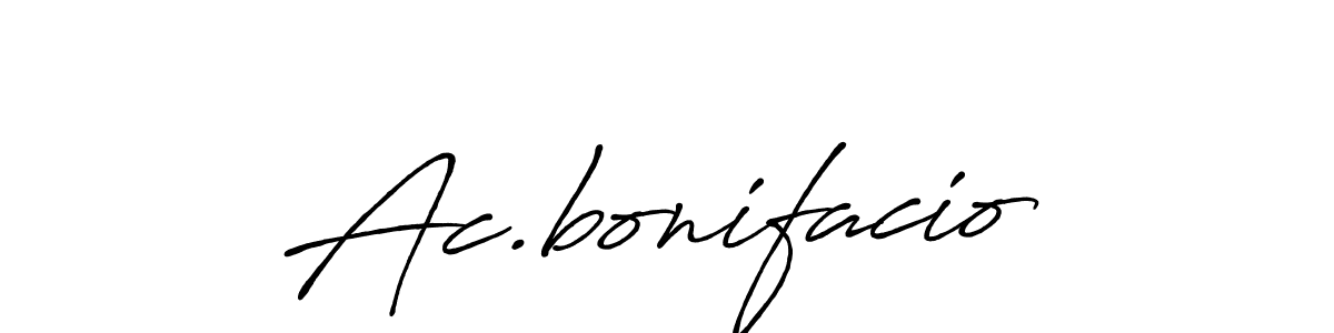 Best and Professional Signature Style for Ac.bonifacio. Antro_Vectra_Bolder Best Signature Style Collection. Ac.bonifacio signature style 7 images and pictures png