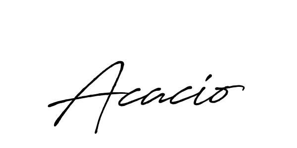 Create a beautiful signature design for name Acacio. With this signature (Antro_Vectra_Bolder) fonts, you can make a handwritten signature for free. Acacio signature style 7 images and pictures png