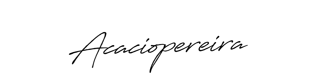 Create a beautiful signature design for name Acaciopereira. With this signature (Antro_Vectra_Bolder) fonts, you can make a handwritten signature for free. Acaciopereira signature style 7 images and pictures png