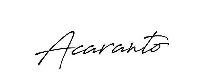 The best way (Antro_Vectra_Bolder) to make a short signature is to pick only two or three words in your name. The name Acaranto include a total of six letters. For converting this name. Acaranto signature style 7 images and pictures png