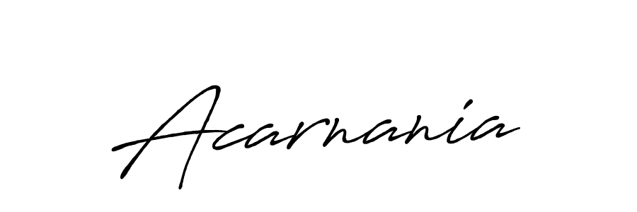 Design your own signature with our free online signature maker. With this signature software, you can create a handwritten (Antro_Vectra_Bolder) signature for name Acarnania. Acarnania signature style 7 images and pictures png