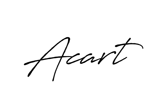 How to make Acart signature? Antro_Vectra_Bolder is a professional autograph style. Create handwritten signature for Acart name. Acart signature style 7 images and pictures png