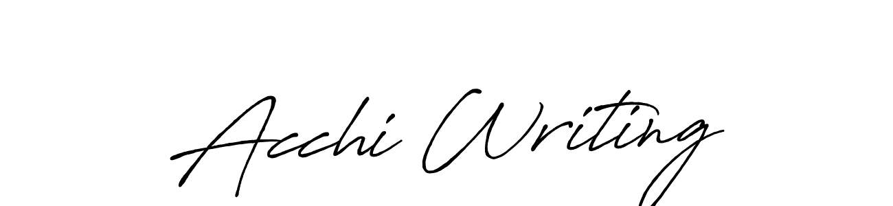 Once you've used our free online signature maker to create your best signature Antro_Vectra_Bolder style, it's time to enjoy all of the benefits that Acchi Writing name signing documents. Acchi Writing signature style 7 images and pictures png