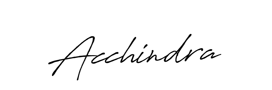 How to make Acchindra name signature. Use Antro_Vectra_Bolder style for creating short signs online. This is the latest handwritten sign. Acchindra signature style 7 images and pictures png