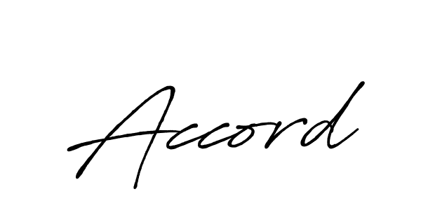 Create a beautiful signature design for name Accord. With this signature (Antro_Vectra_Bolder) fonts, you can make a handwritten signature for free. Accord signature style 7 images and pictures png
