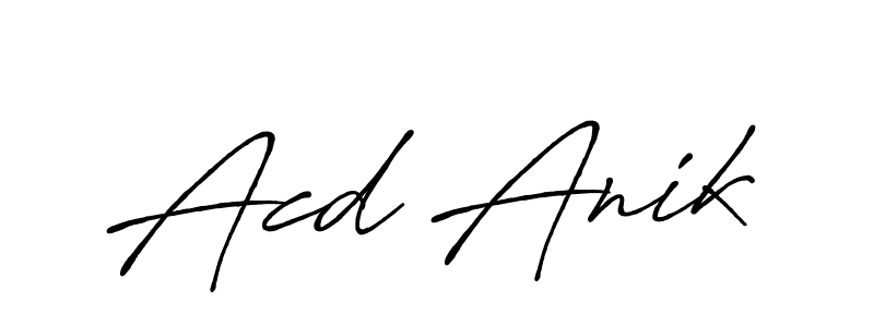 Make a beautiful signature design for name Acd Anik. Use this online signature maker to create a handwritten signature for free. Acd Anik signature style 7 images and pictures png