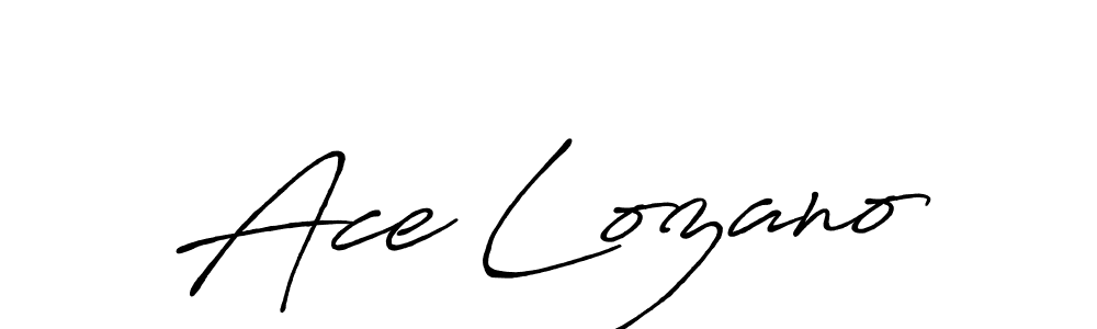 Antro_Vectra_Bolder is a professional signature style that is perfect for those who want to add a touch of class to their signature. It is also a great choice for those who want to make their signature more unique. Get Ace Lozano name to fancy signature for free. Ace Lozano signature style 7 images and pictures png