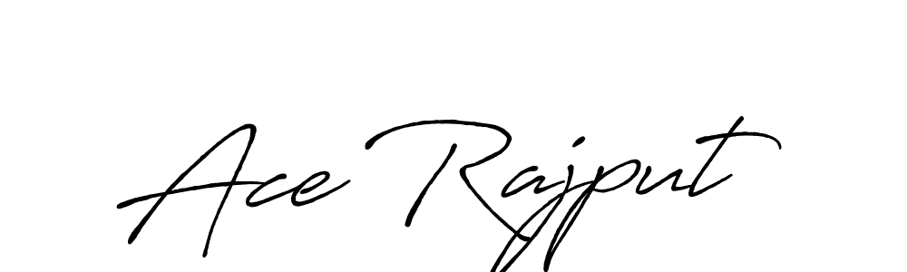 You should practise on your own different ways (Antro_Vectra_Bolder) to write your name (Ace Rajput) in signature. don't let someone else do it for you. Ace Rajput signature style 7 images and pictures png