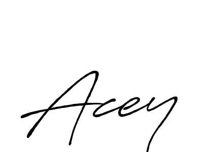 Design your own signature with our free online signature maker. With this signature software, you can create a handwritten (Antro_Vectra_Bolder) signature for name Acey. Acey signature style 7 images and pictures png