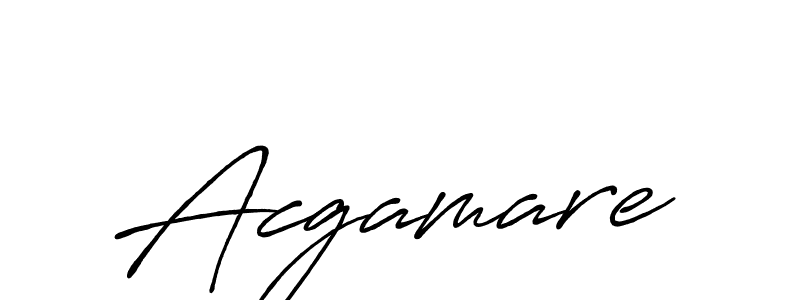 Once you've used our free online signature maker to create your best signature Antro_Vectra_Bolder style, it's time to enjoy all of the benefits that Acgamare name signing documents. Acgamare signature style 7 images and pictures png