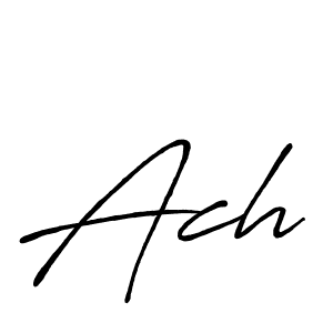 You should practise on your own different ways (Antro_Vectra_Bolder) to write your name (Ach) in signature. don't let someone else do it for you. Ach signature style 7 images and pictures png