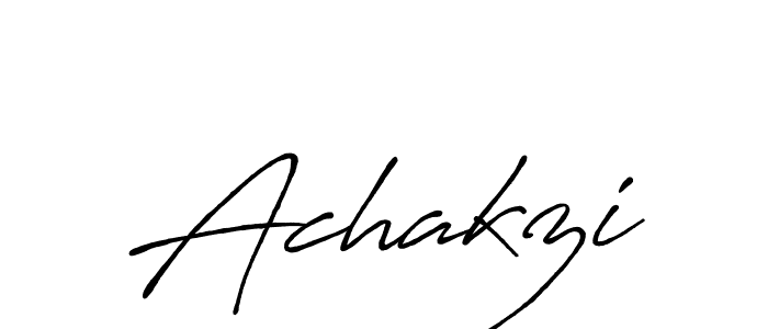 How to make Achakzi name signature. Use Antro_Vectra_Bolder style for creating short signs online. This is the latest handwritten sign. Achakzi signature style 7 images and pictures png