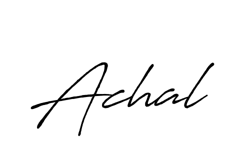 The best way (Antro_Vectra_Bolder) to make a short signature is to pick only two or three words in your name. The name Achal include a total of six letters. For converting this name. Achal signature style 7 images and pictures png