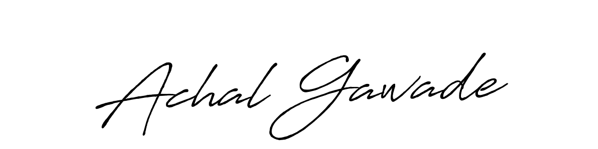 Similarly Antro_Vectra_Bolder is the best handwritten signature design. Signature creator online .You can use it as an online autograph creator for name Achal Gawade. Achal Gawade signature style 7 images and pictures png