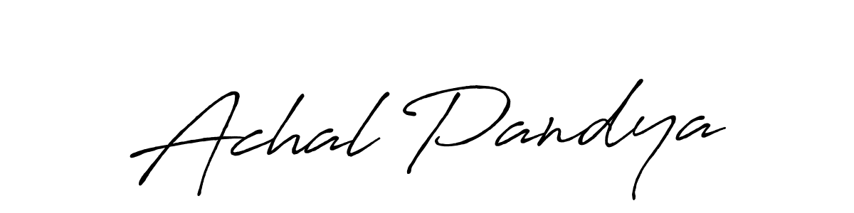You should practise on your own different ways (Antro_Vectra_Bolder) to write your name (Achal Pandya) in signature. don't let someone else do it for you. Achal Pandya signature style 7 images and pictures png