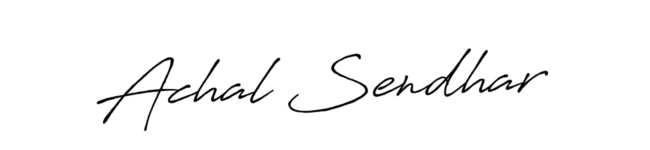 It looks lik you need a new signature style for name Achal Sendhar. Design unique handwritten (Antro_Vectra_Bolder) signature with our free signature maker in just a few clicks. Achal Sendhar signature style 7 images and pictures png