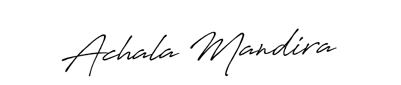 Also You can easily find your signature by using the search form. We will create Achala Mandira name handwritten signature images for you free of cost using Antro_Vectra_Bolder sign style. Achala Mandira signature style 7 images and pictures png