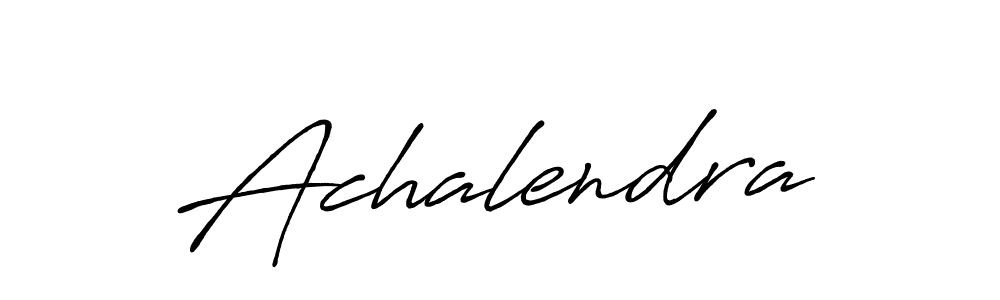 Design your own signature with our free online signature maker. With this signature software, you can create a handwritten (Antro_Vectra_Bolder) signature for name Achalendra. Achalendra signature style 7 images and pictures png