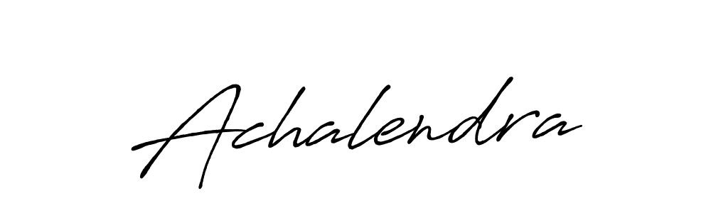 Design your own signature with our free online signature maker. With this signature software, you can create a handwritten (Antro_Vectra_Bolder) signature for name Achalendra. Achalendra signature style 7 images and pictures png