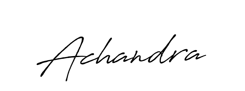 You should practise on your own different ways (Antro_Vectra_Bolder) to write your name (Achandra) in signature. don't let someone else do it for you. Achandra signature style 7 images and pictures png