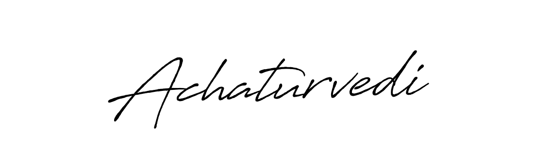 It looks lik you need a new signature style for name Achaturvedi. Design unique handwritten (Antro_Vectra_Bolder) signature with our free signature maker in just a few clicks. Achaturvedi signature style 7 images and pictures png