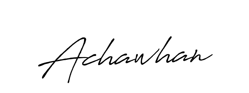 if you are searching for the best signature style for your name Achawhan. so please give up your signature search. here we have designed multiple signature styles  using Antro_Vectra_Bolder. Achawhan signature style 7 images and pictures png