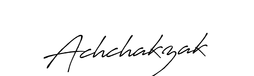 How to Draw Achchakzak signature style? Antro_Vectra_Bolder is a latest design signature styles for name Achchakzak. Achchakzak signature style 7 images and pictures png