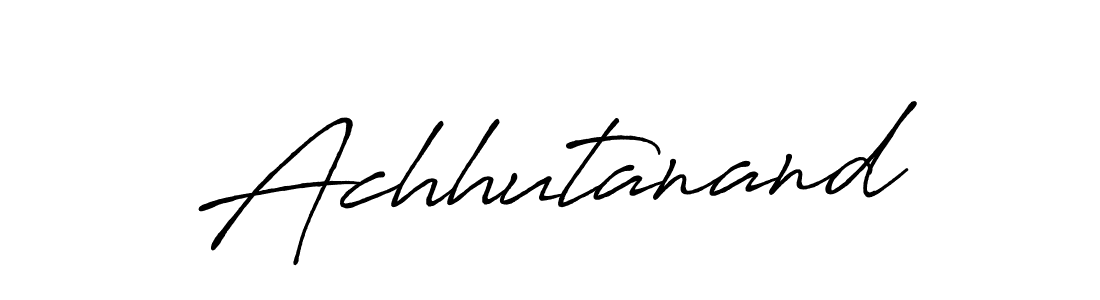 Also You can easily find your signature by using the search form. We will create Achhutanand name handwritten signature images for you free of cost using Antro_Vectra_Bolder sign style. Achhutanand signature style 7 images and pictures png