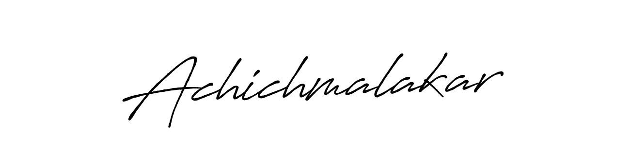 How to Draw Achichmalakar signature style? Antro_Vectra_Bolder is a latest design signature styles for name Achichmalakar. Achichmalakar signature style 7 images and pictures png