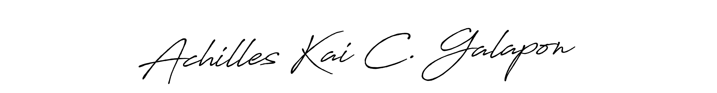 It looks lik you need a new signature style for name Achilles Kai C. Galapon. Design unique handwritten (Antro_Vectra_Bolder) signature with our free signature maker in just a few clicks. Achilles Kai C. Galapon signature style 7 images and pictures png