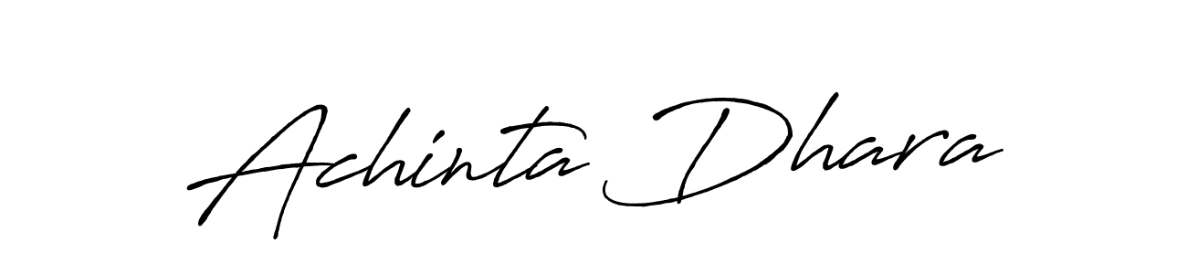 Similarly Antro_Vectra_Bolder is the best handwritten signature design. Signature creator online .You can use it as an online autograph creator for name Achinta Dhara. Achinta Dhara signature style 7 images and pictures png