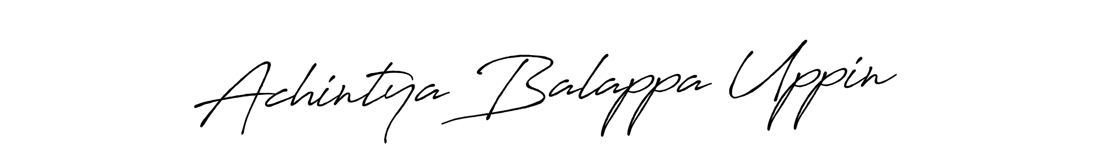 Also we have Achintya Balappa Uppin name is the best signature style. Create professional handwritten signature collection using Antro_Vectra_Bolder autograph style. Achintya Balappa Uppin signature style 7 images and pictures png