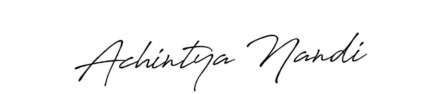 Also You can easily find your signature by using the search form. We will create Achintya Nandi name handwritten signature images for you free of cost using Antro_Vectra_Bolder sign style. Achintya Nandi signature style 7 images and pictures png