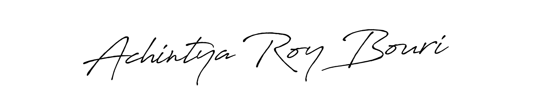 The best way (Antro_Vectra_Bolder) to make a short signature is to pick only two or three words in your name. The name Achintya Roy Bouri include a total of six letters. For converting this name. Achintya Roy Bouri signature style 7 images and pictures png