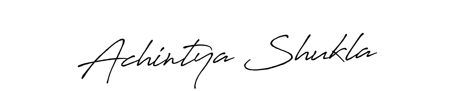 Antro_Vectra_Bolder is a professional signature style that is perfect for those who want to add a touch of class to their signature. It is also a great choice for those who want to make their signature more unique. Get Achintya Shukla name to fancy signature for free. Achintya Shukla signature style 7 images and pictures png