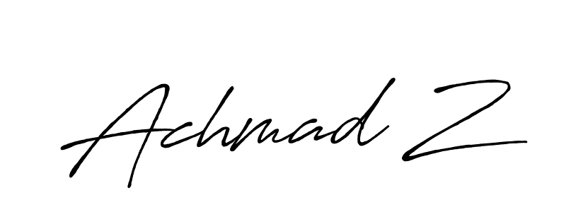 Make a short Achmad Z signature style. Manage your documents anywhere anytime using Antro_Vectra_Bolder. Create and add eSignatures, submit forms, share and send files easily. Achmad Z signature style 7 images and pictures png