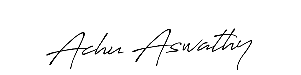 This is the best signature style for the Achu Aswathy name. Also you like these signature font (Antro_Vectra_Bolder). Mix name signature. Achu Aswathy signature style 7 images and pictures png