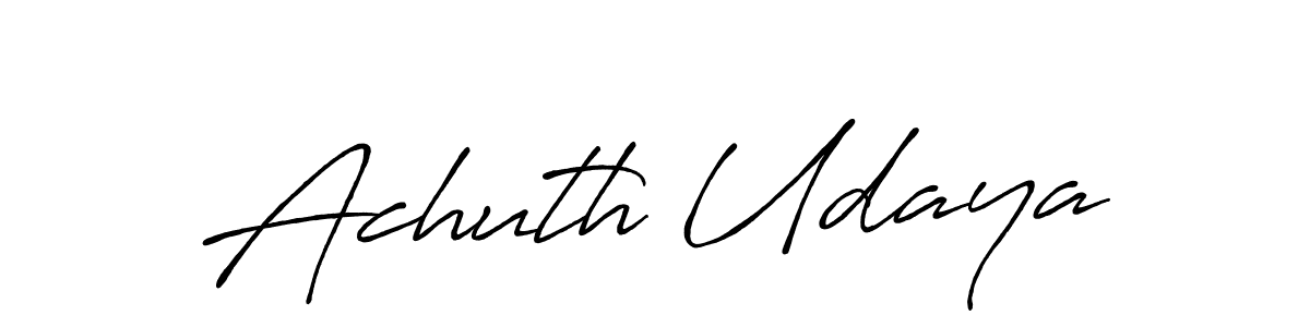 Make a beautiful signature design for name Achuth Udaya. Use this online signature maker to create a handwritten signature for free. Achuth Udaya signature style 7 images and pictures png