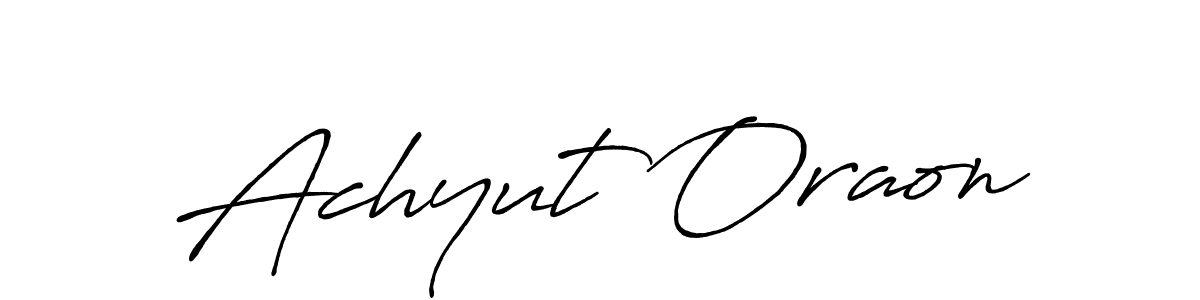 You can use this online signature creator to create a handwritten signature for the name Achyut Oraon. This is the best online autograph maker. Achyut Oraon signature style 7 images and pictures png