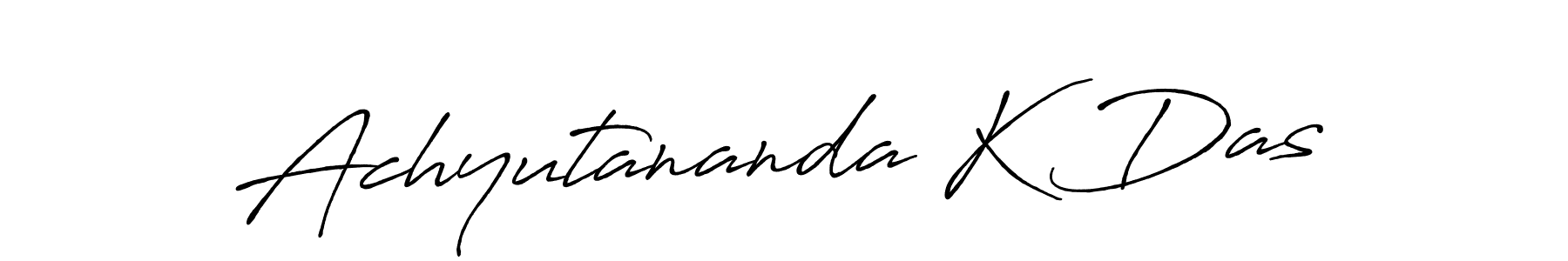 Achyutananda K Das stylish signature style. Best Handwritten Sign (Antro_Vectra_Bolder) for my name. Handwritten Signature Collection Ideas for my name Achyutananda K Das. Achyutananda K Das signature style 7 images and pictures png
