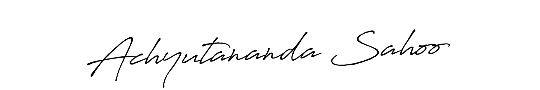It looks lik you need a new signature style for name Achyutananda Sahoo. Design unique handwritten (Antro_Vectra_Bolder) signature with our free signature maker in just a few clicks. Achyutananda Sahoo signature style 7 images and pictures png