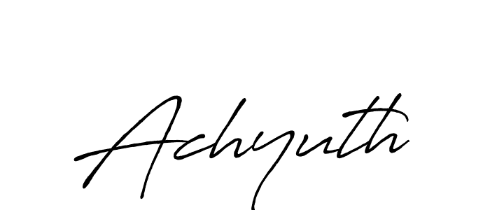 How to Draw Achyuth signature style? Antro_Vectra_Bolder is a latest design signature styles for name Achyuth. Achyuth signature style 7 images and pictures png