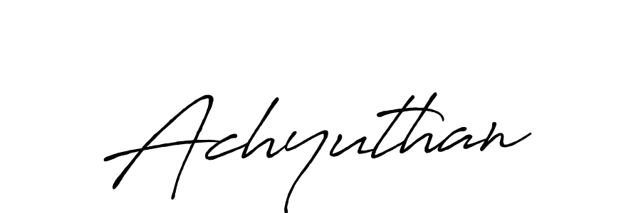 You can use this online signature creator to create a handwritten signature for the name Achyuthan. This is the best online autograph maker. Achyuthan signature style 7 images and pictures png