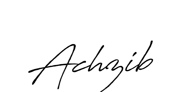 How to Draw Achzib signature style? Antro_Vectra_Bolder is a latest design signature styles for name Achzib. Achzib signature style 7 images and pictures png